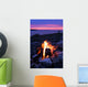 Campfire on the Lake Wall Mural