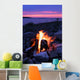 Campfire on the Lake Wall Mural