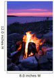 Campfire on the Lake Wall Mural