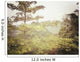 Looking through Misty Foliage Wall Decal
