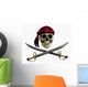 Pirate Skull Wall Decal