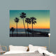 Palm Trees Manhattan Beach Wall Decal