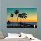 Palm Trees Manhattan Beach Wall Decal