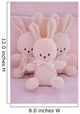 Stuffed Rabbits Wall Decal