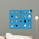 Dog Faces Stroke Icon Wall Decal