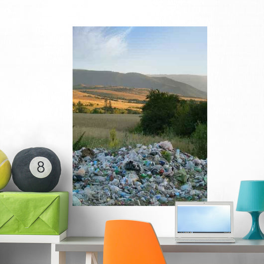 Bunch Trash within Nature Wall Decal