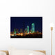 Dallas Texas Skyline Lit Wall Decal
