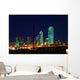Dallas Texas Skyline Lit Wall Decal