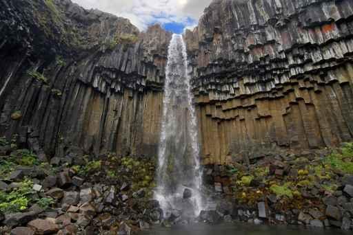 Black Waterfall Wall Decal