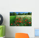 Red Poppies Common Weed Wall Decal