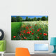 Red Poppies Common Weed Wall Decal
