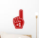 Number 1 One Wall Decal
