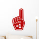 Number 1 One Wall Decal