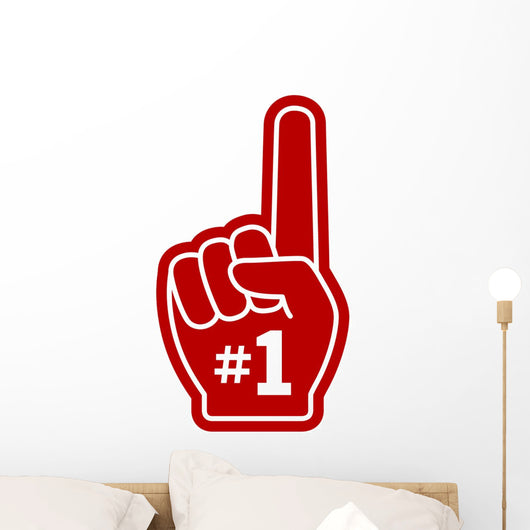 Number 1 One Wall Decal