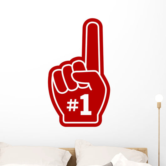 Number 1 One Wall Decal