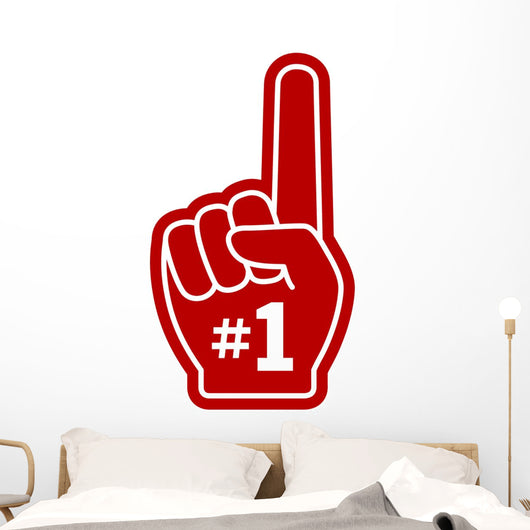 Number 1 One Wall Decal
