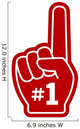 Number 1 One Wall Decal
