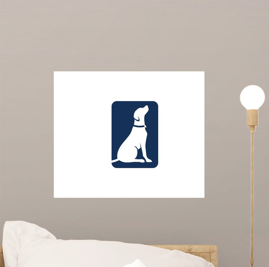 Dog Logo Wall Decal