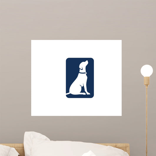 Dog Logo Wall Decal