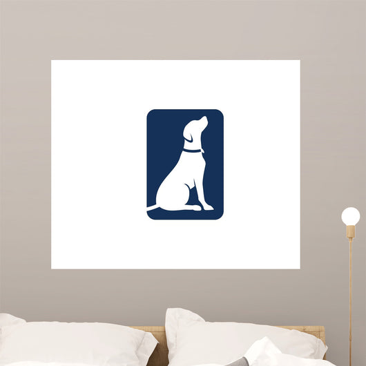 Dog Logo Wall Decal