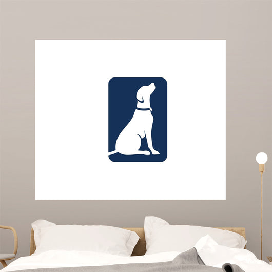 Dog Logo Wall Decal