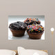 Sweet Chocolate Cupcakes Wall Decal