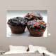 Sweet Chocolate Cupcakes Wall Decal