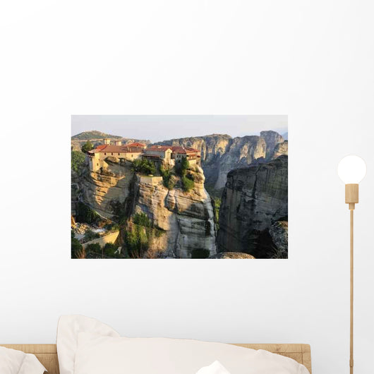 Famous Hanging Monastery Meteora Wall Decal