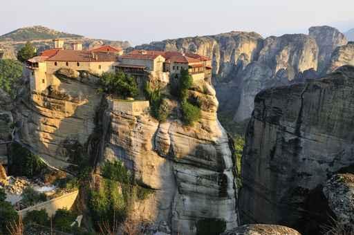 Famous Hanging Monastery Meteora Wall Decal