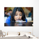 Closeup Portrait Desperate Woman Wall Decal