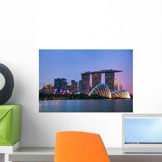 Singapore Financial District Wall Decal