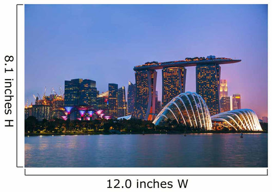 Singapore Financial District Wall Decal