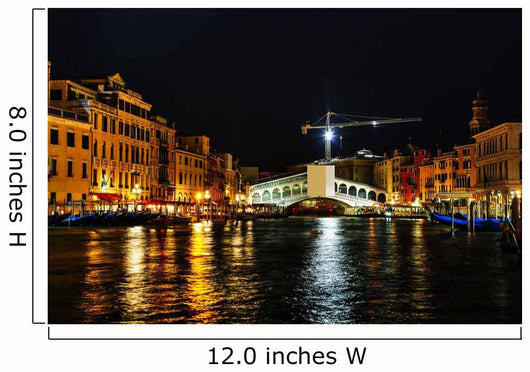 Rialto Bridge Venice Wall Decal