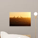 Herd Giraffes Sunrise Wall Decal Design 2