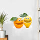 Laughing Orange and Lemon Wall Decal
