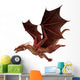 Gliding Red Dragon Wall Decal