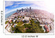 Fisheye San Francisco Panorama Wall Decal