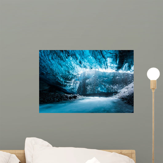Ice Cave Iceland Deep Wall Decal