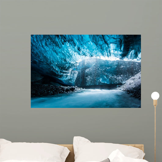 Ice Cave Iceland Deep Wall Decal