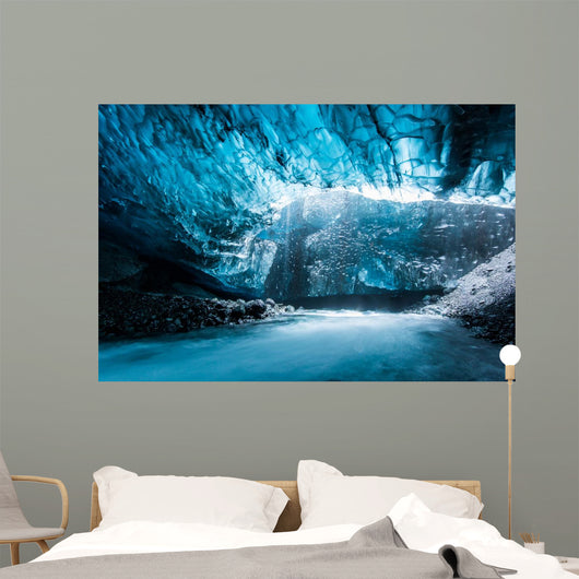 Ice Cave Iceland Deep Wall Decal