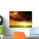 Field Flax and Blue Wall Decal