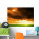 Field Flax and Blue Wall Decal