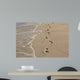 Fussabdr Cke im Sand Wall Decal