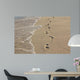 Fussabdr Cke im Sand Wall Decal