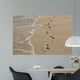 Fussabdr Cke im Sand Wall Decal