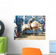 Cowboy Riding Bull Wall Decal