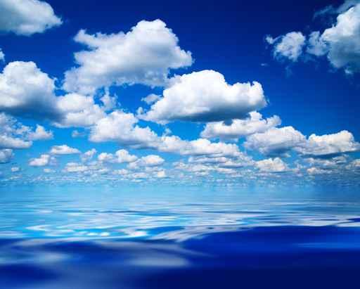 Perfect Blue Sky and Wall Decal