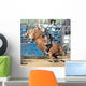 Bucking Bull Rider Wall Decal