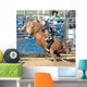 Bucking Bull Rider Wall Decal