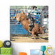 Bucking Bull Rider Wall Decal